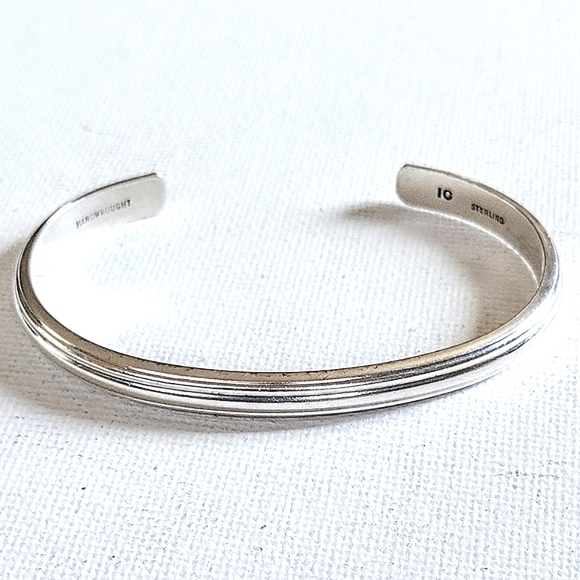 ❣️ Vintage Navajo Artist Irene Chiquito IC 925 Sterling Silver Cuff Bracelet